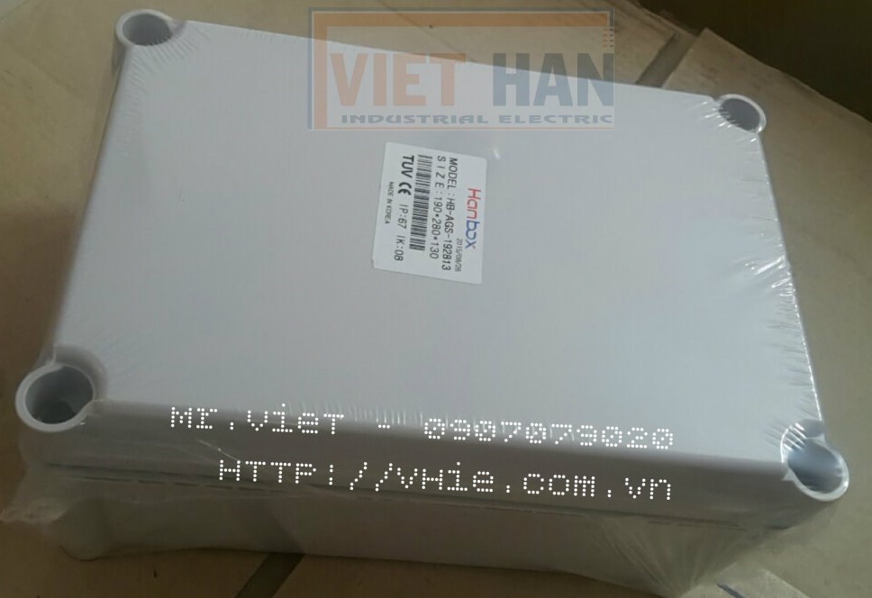 Tủ điện nhựa chống thấm nước IP67 Hanbox Hàn Quốc
